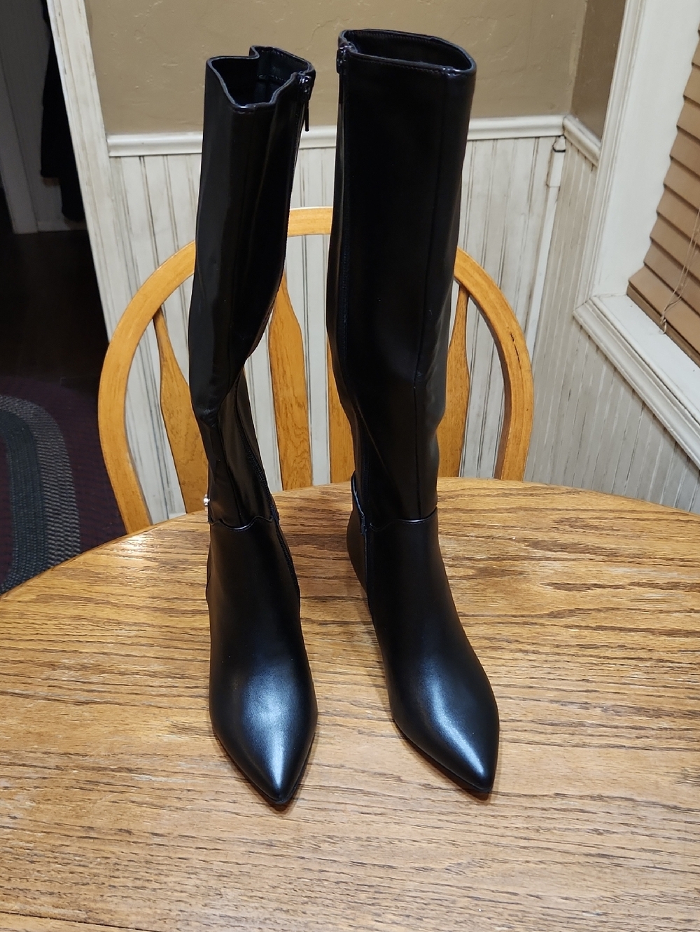 NEW Giani Bernini Black Tall Bots Size 6.5